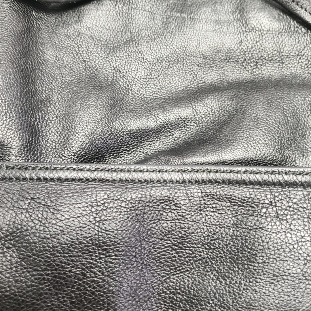 Etiquette Calfskin Black