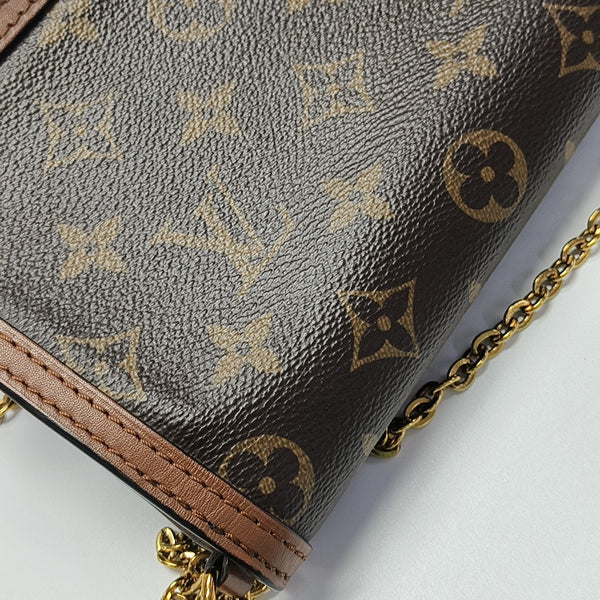DAUPHINE WOC Monogram Coated Canvas Brown