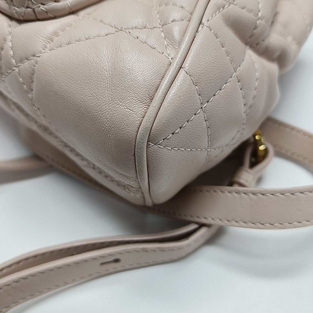 Dior Caro Small Cannage Lambskin Pink