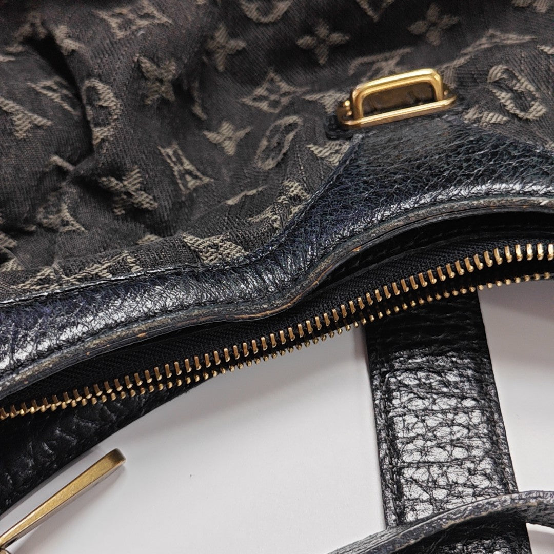 SOLAR Monogram Denim Black