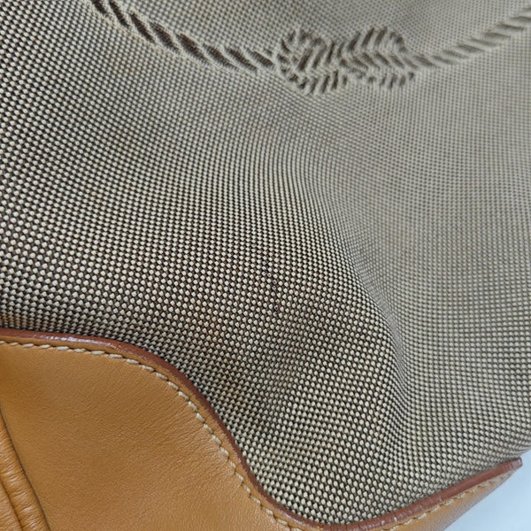 Fabric Tote Bag Brown