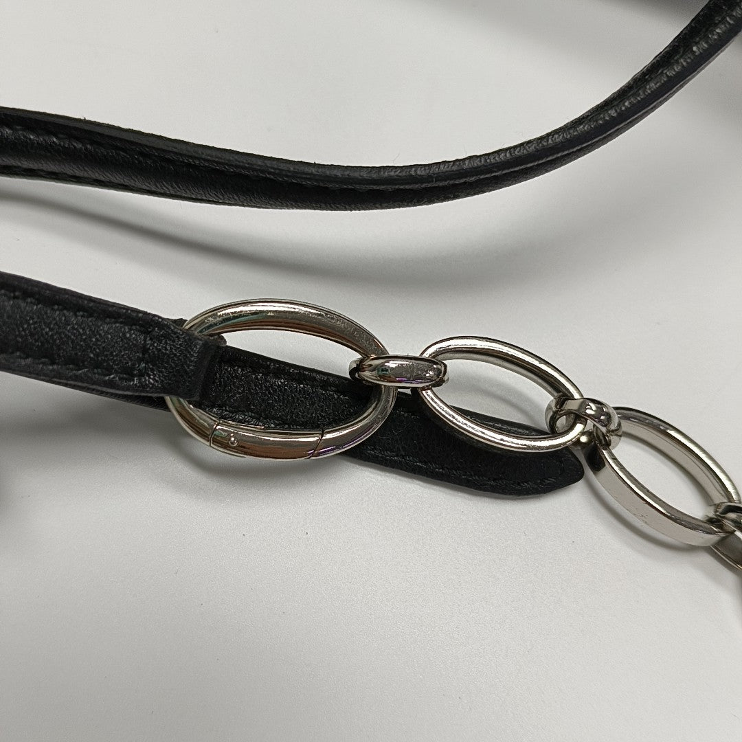 Calfskin Shoulder Bag Black