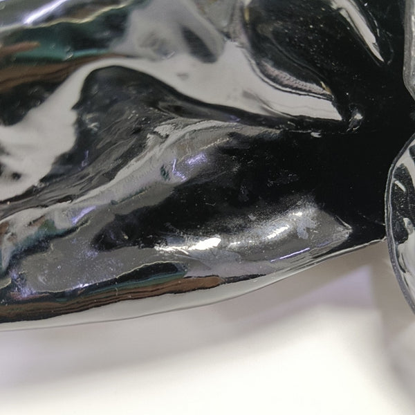 Bow Patent Leather Black