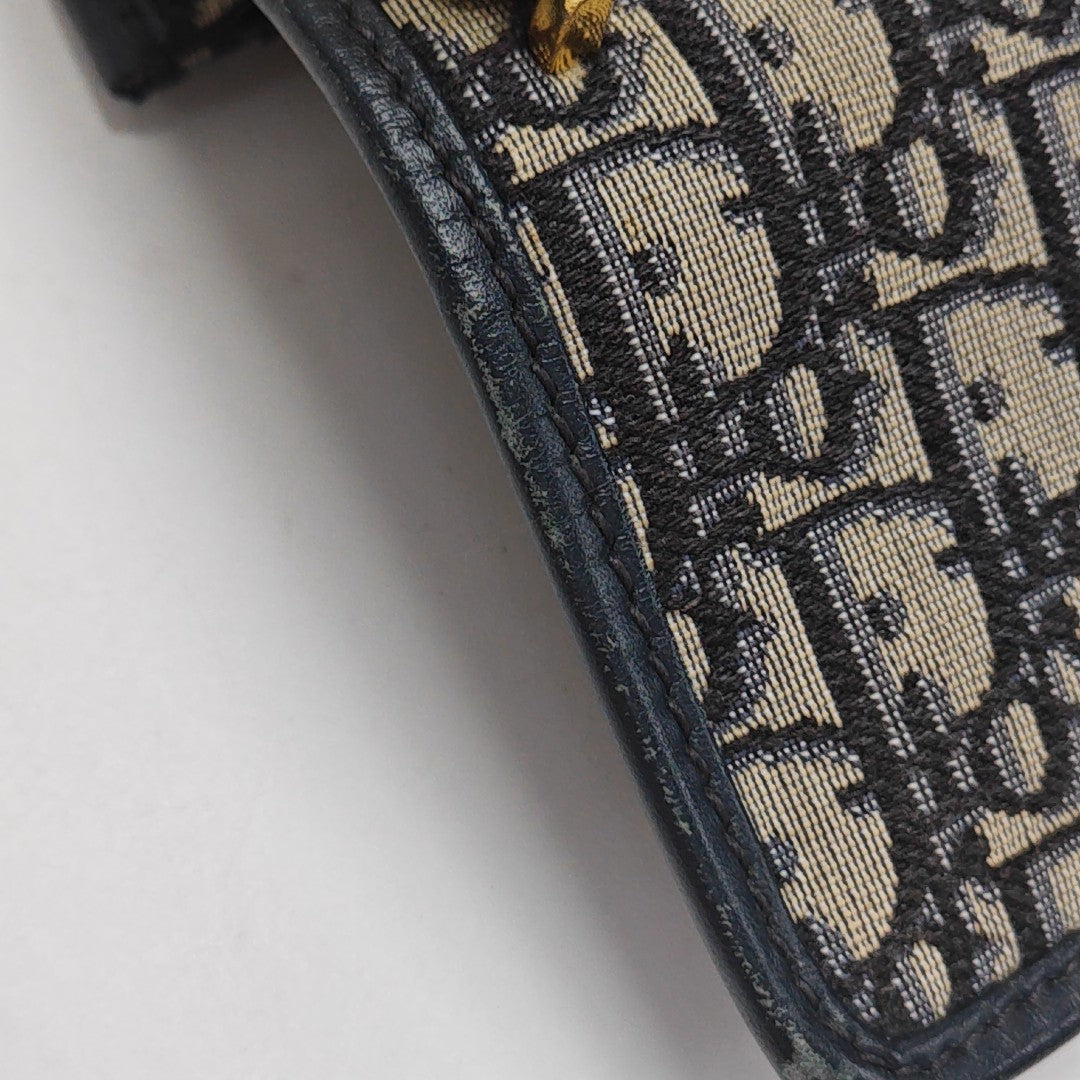 30 Montaigne Oblique Canvas Blue