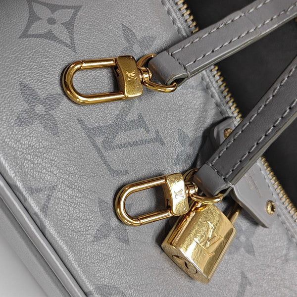 Vanity Chain Pouch PM Monogram Calfskin Gray