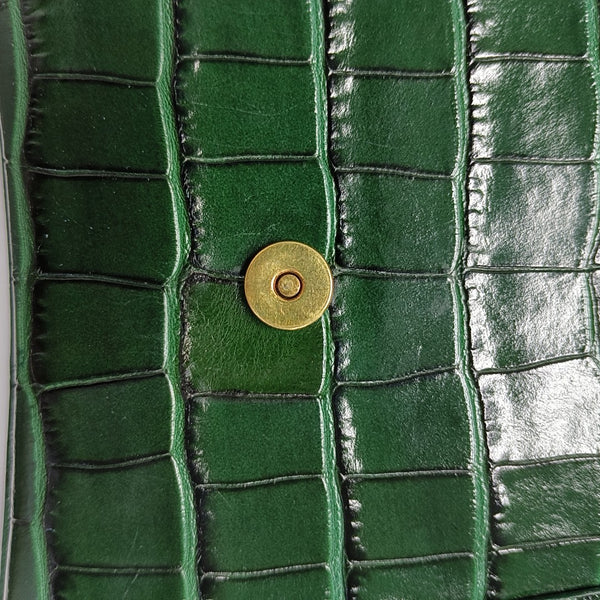 Hourglass S Calfskin Green