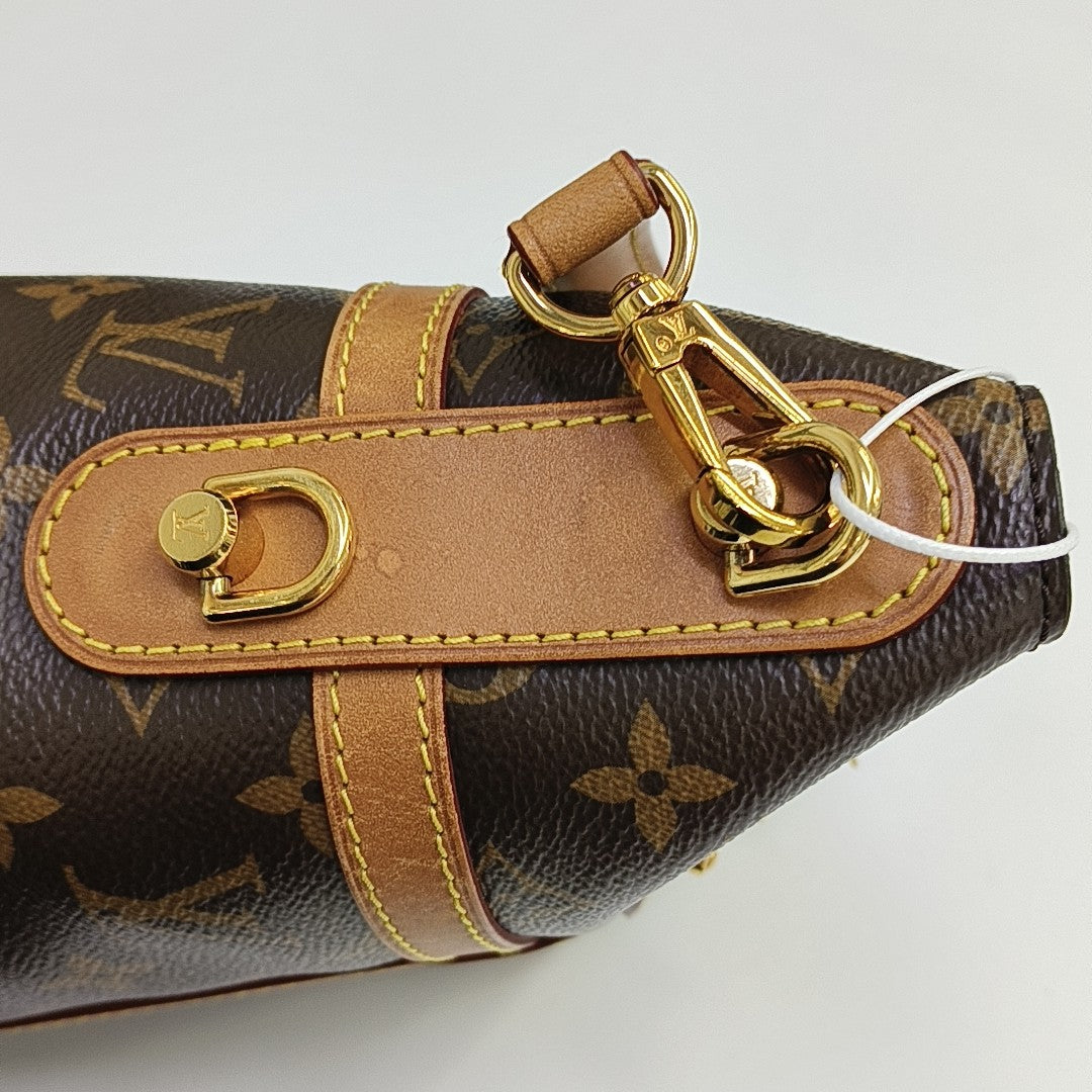 DUFFLE Monogram Coated Canvas Brown