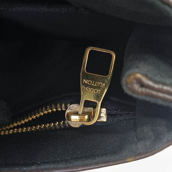 SAINT PLACIDE Monogram Coated Canvas Black