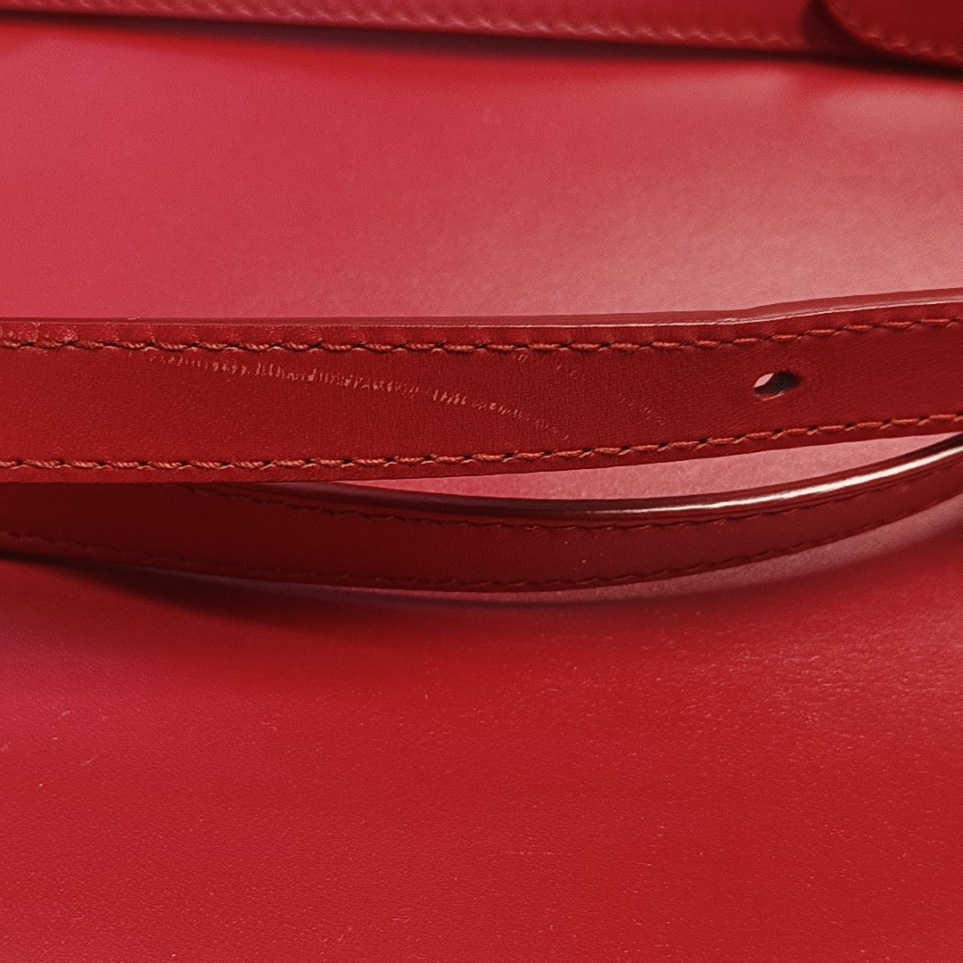Calfskin Tote Bag Red