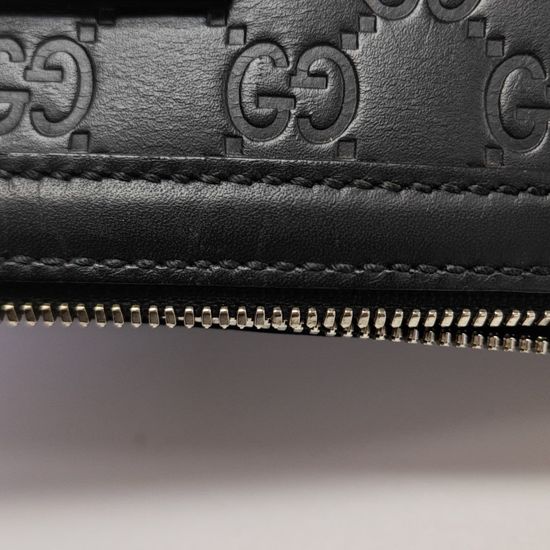 Signature Monogram Calfskin Black