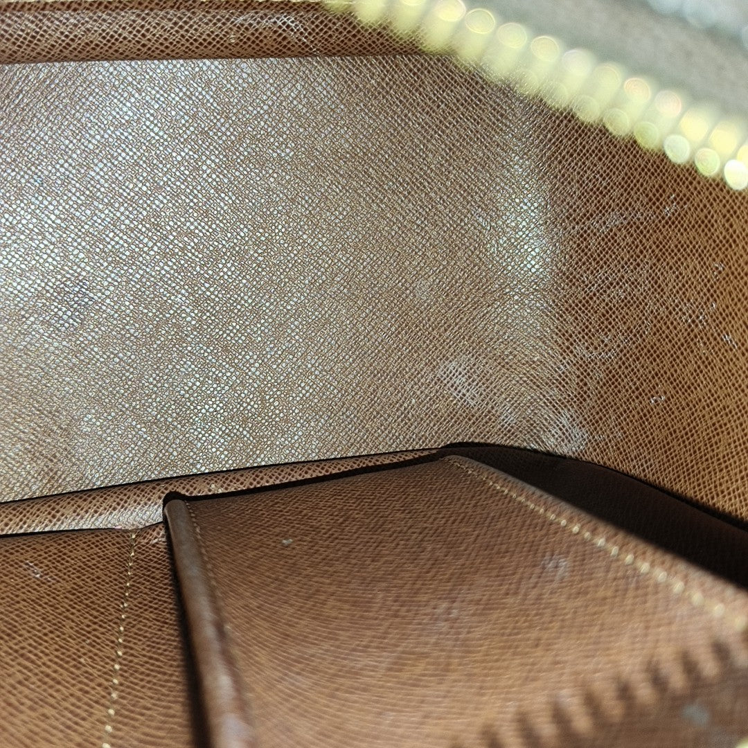 CITE MM Monogram Coated Canvas Brown