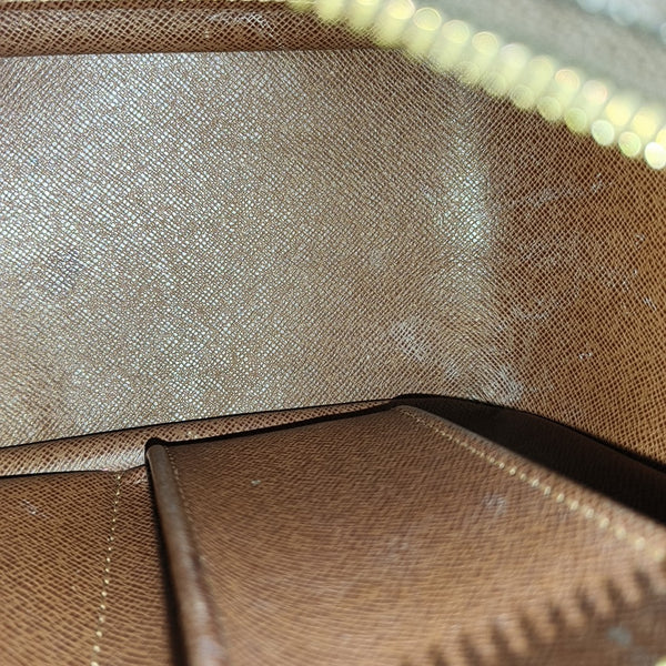 CITE MM Monogram Coated Canvas Brown