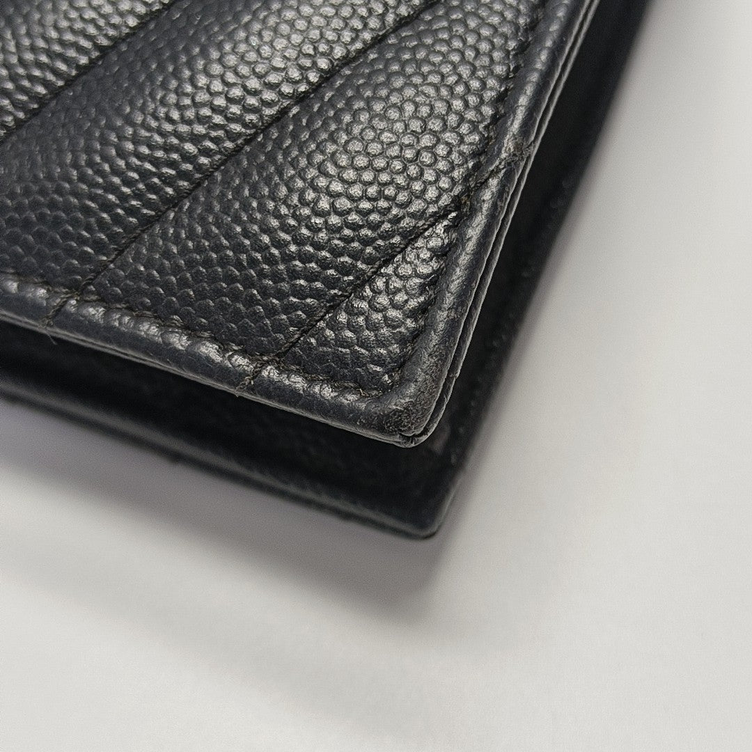 MONOGRAM WOC Chevron Calfskin Black