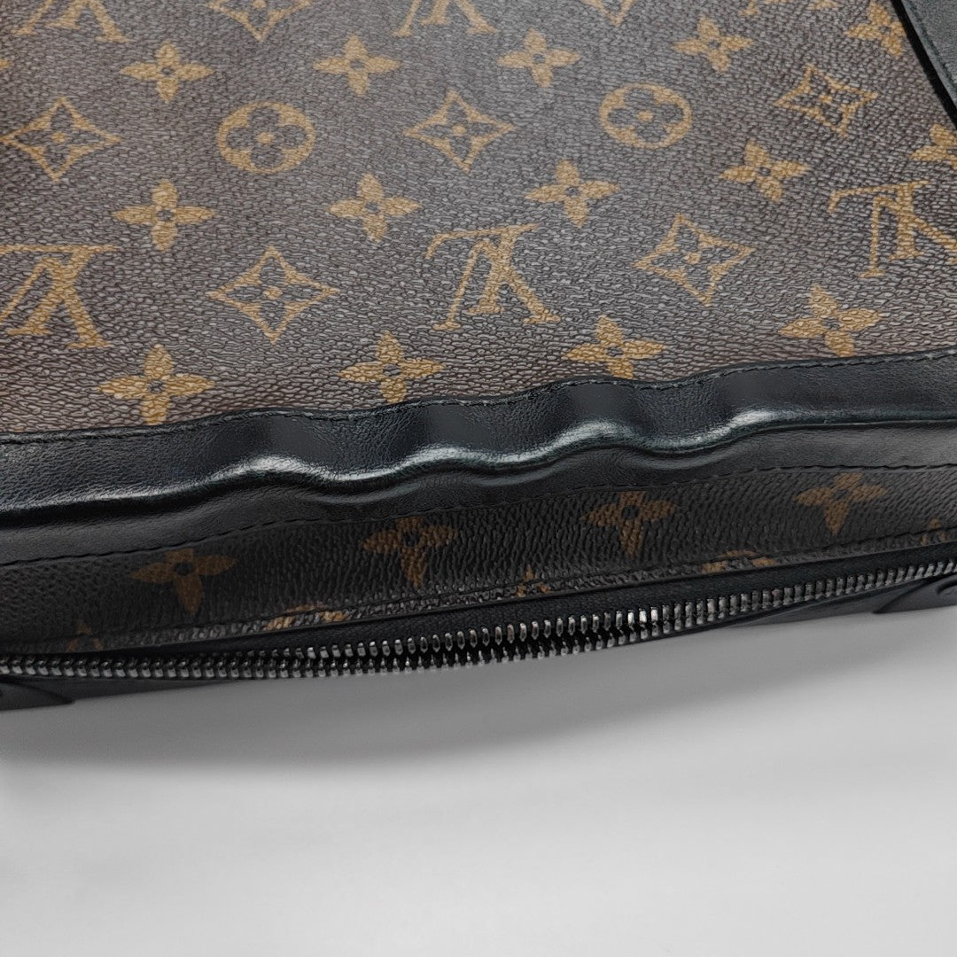 SOFT TRUNK Monogram Coated Canvas Brown
