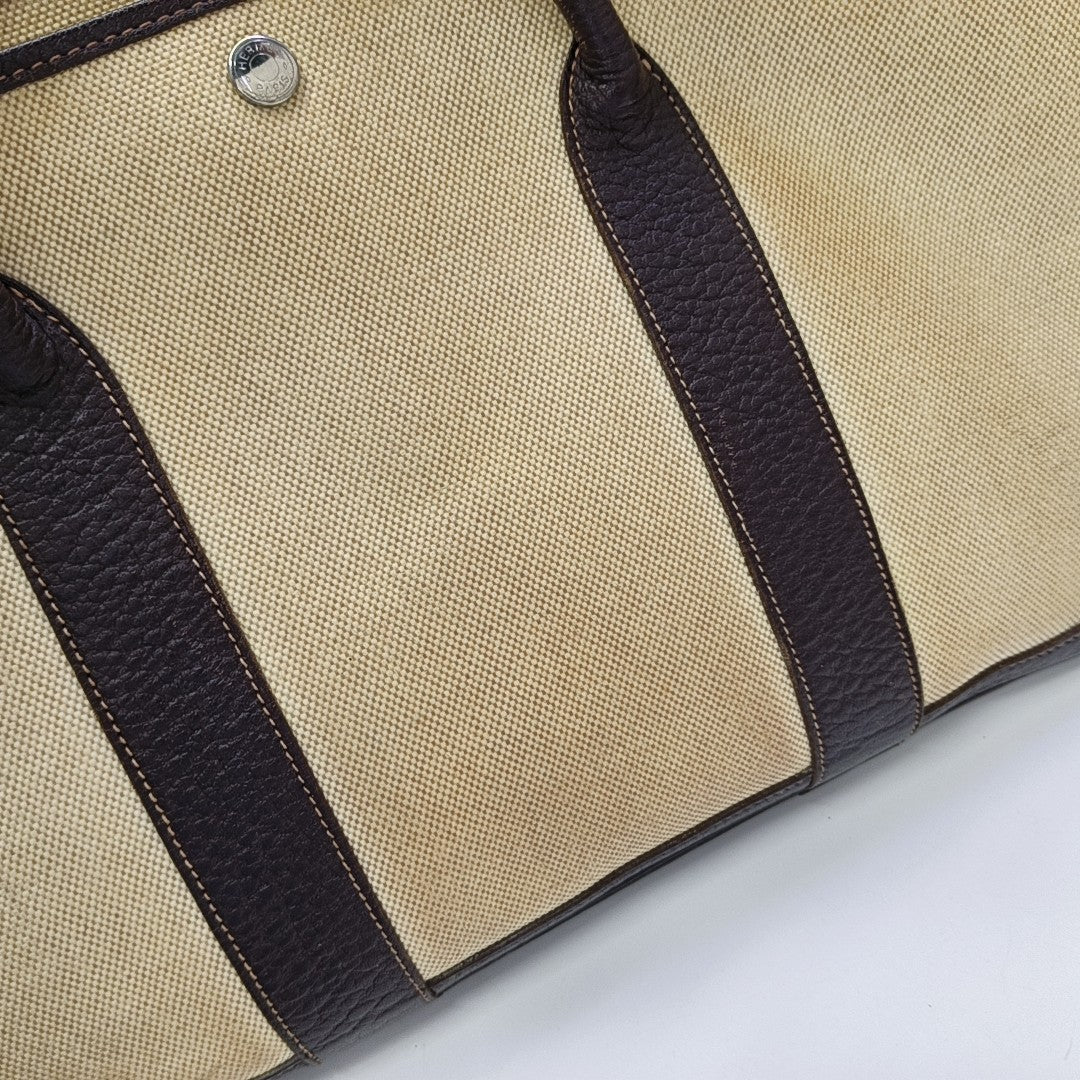 Garden Party 36 Coated Canvas Beige