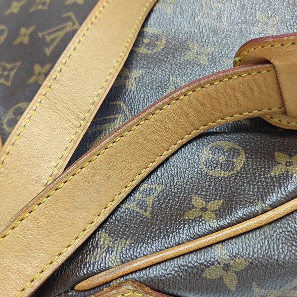HUDSON GM Monogram Coated Canvas Brown