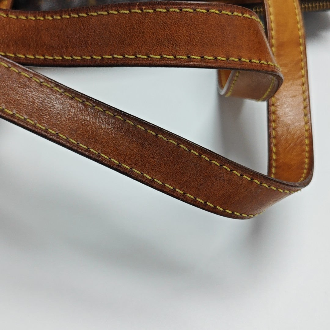 POPINCOURT Monogram Coated Canvas Brown