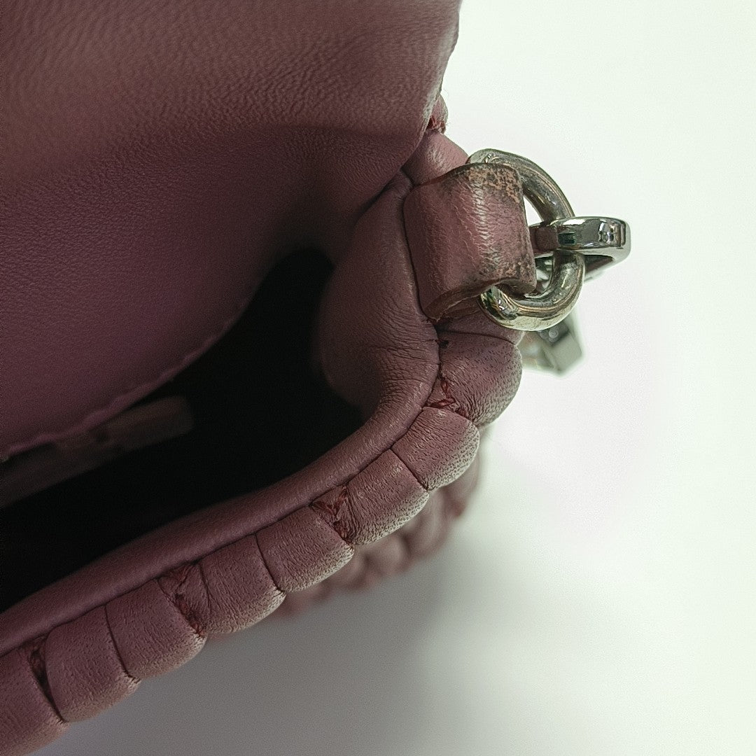 Crystal Quilted Lambskin Pink