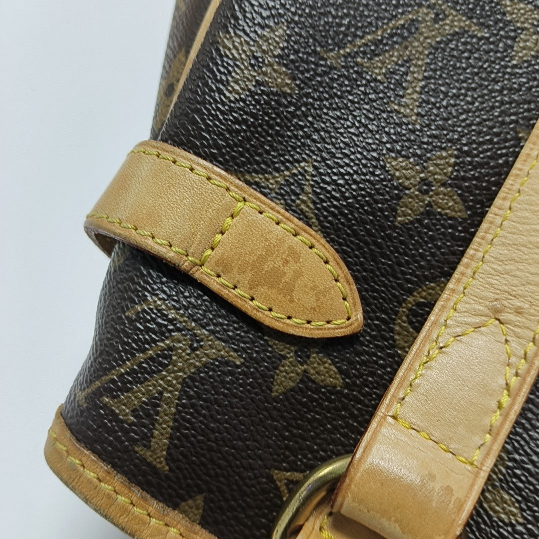 BATIGNOLLES MM Monogram Coated Canvas Brown