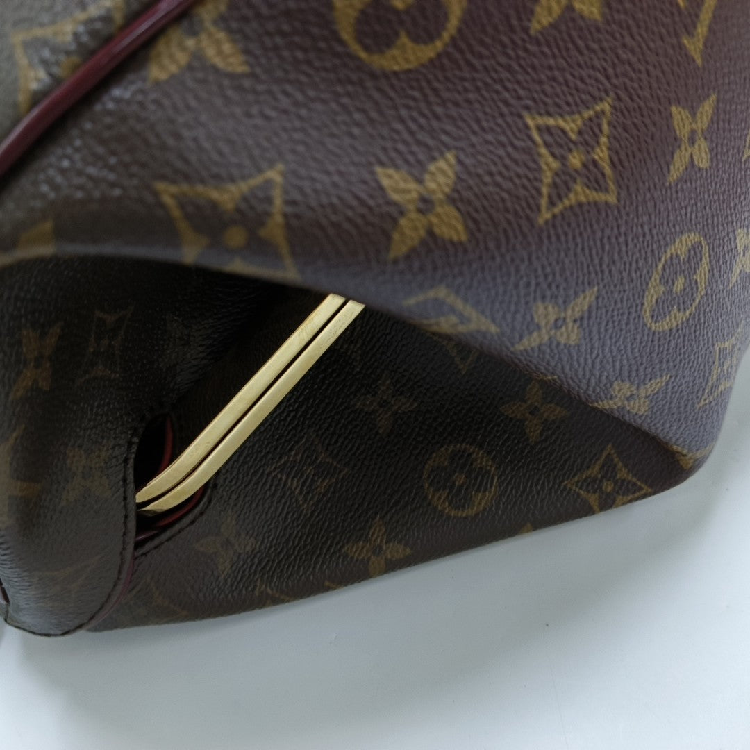 GRIET Monogram Coated Canvas Brown