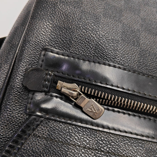 DANIEL MM Damier Graphite Coated Canvas Gray