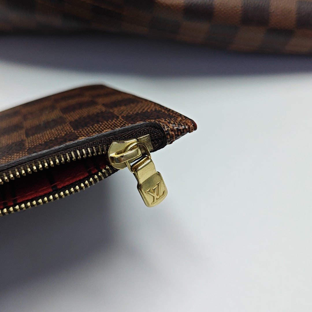NEVERFULL MM Damier Ebene Coated Canvas Brown