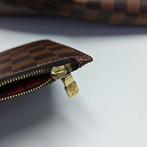 NEVERFULL MM Damier Ebene Coated Canvas Brown