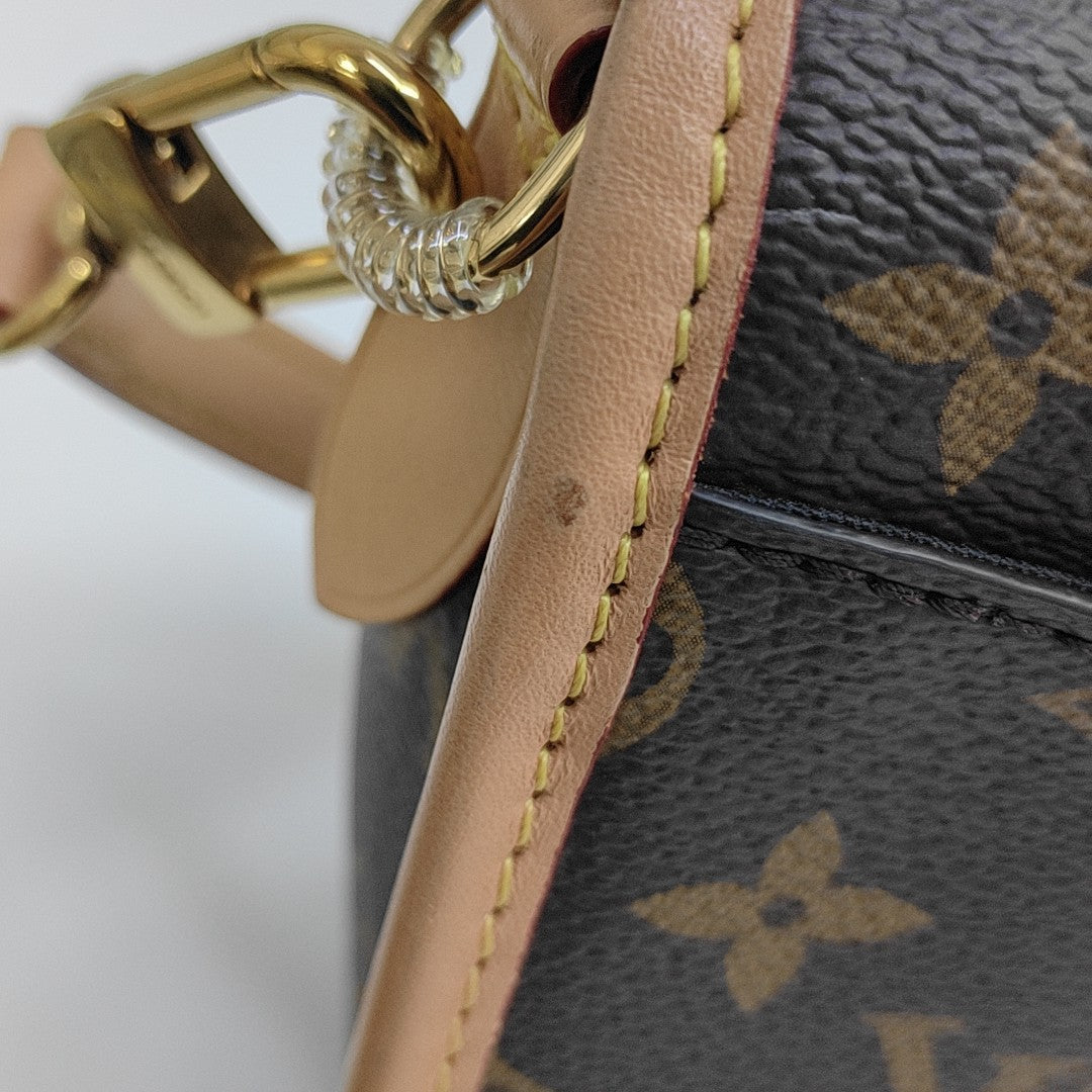 DIANE Monogram Coated Canvas Brown