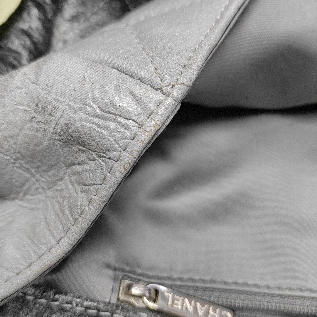 Quilted Calfskin White