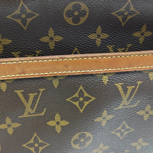 VINTAGE TROCADERO 30 Monogram Coated Canvas Brown