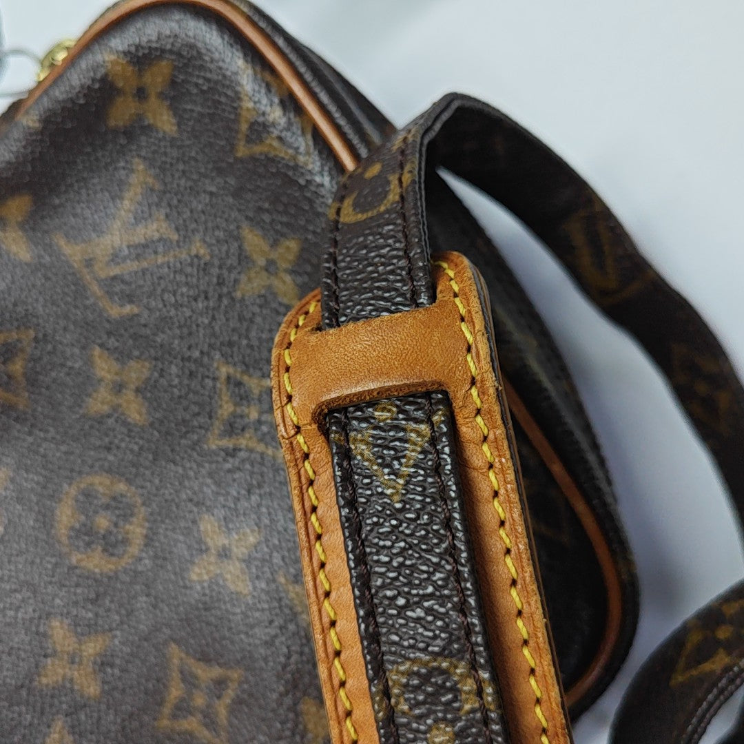 AMAZON Monogram Coated Canvas Brown