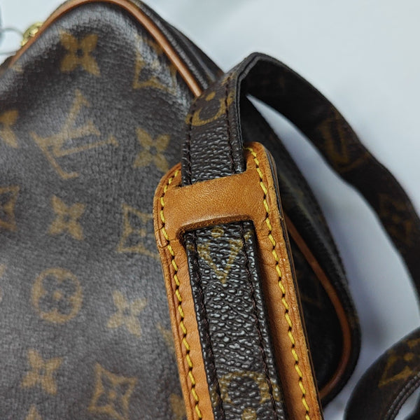 AMAZON Monogram Coated Canvas Brown