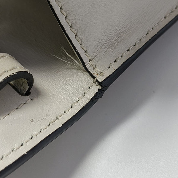 Sylvie Mini Calfskin White