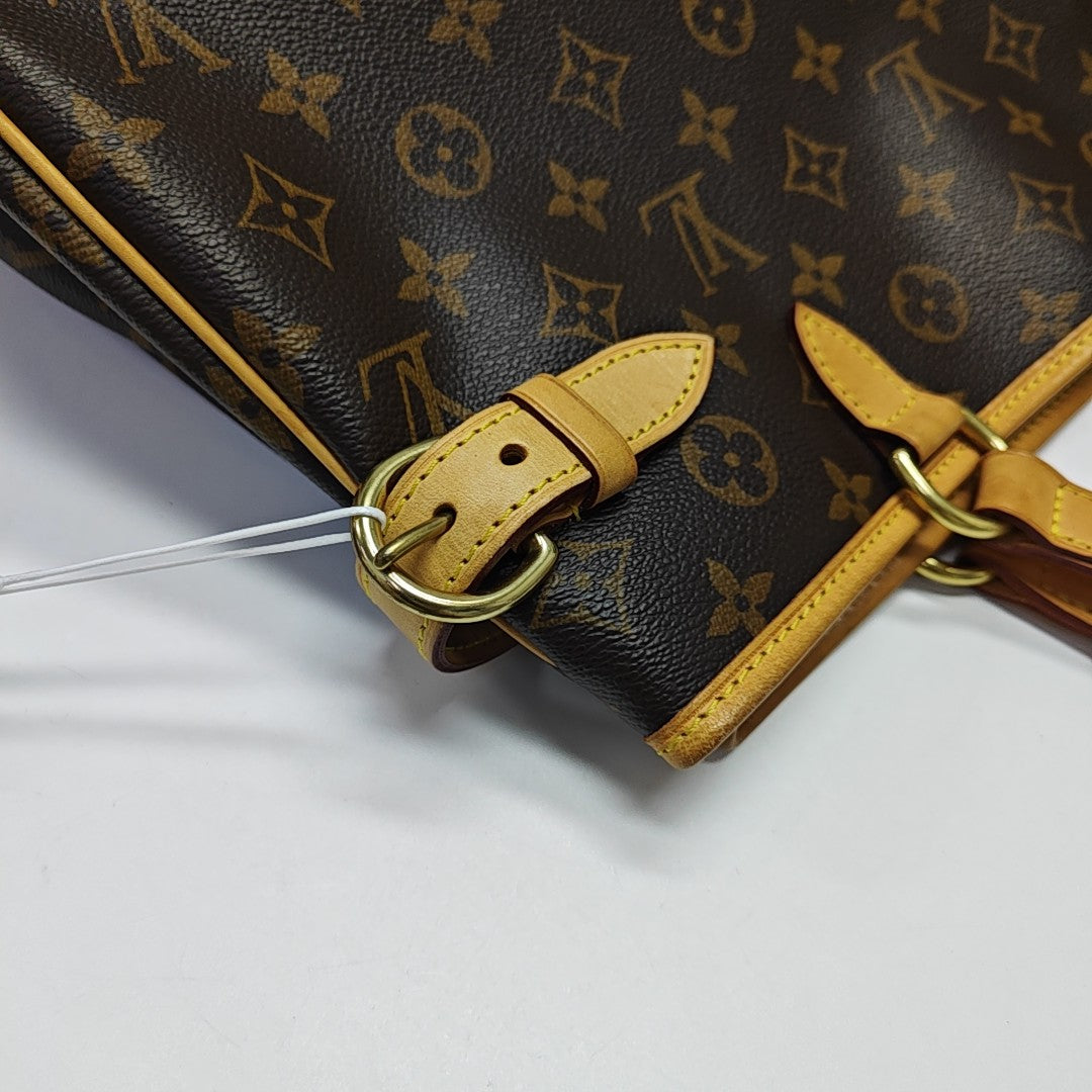BATIGNOLLES GM Monogram Coated Canvas Brown