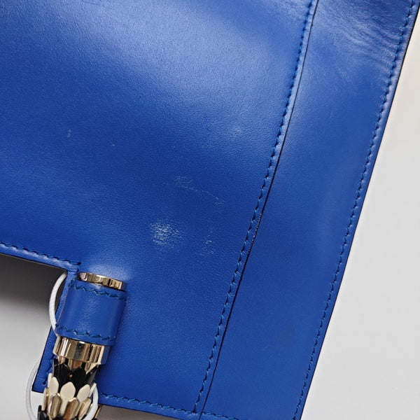 SERPENTI SCAGLIE Calfskin Blue
