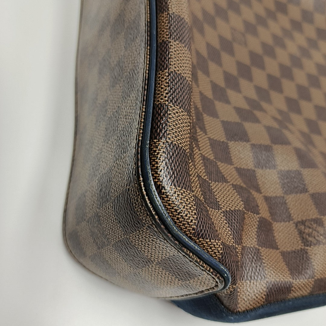 Damier Ebene Coated Canvas Brown