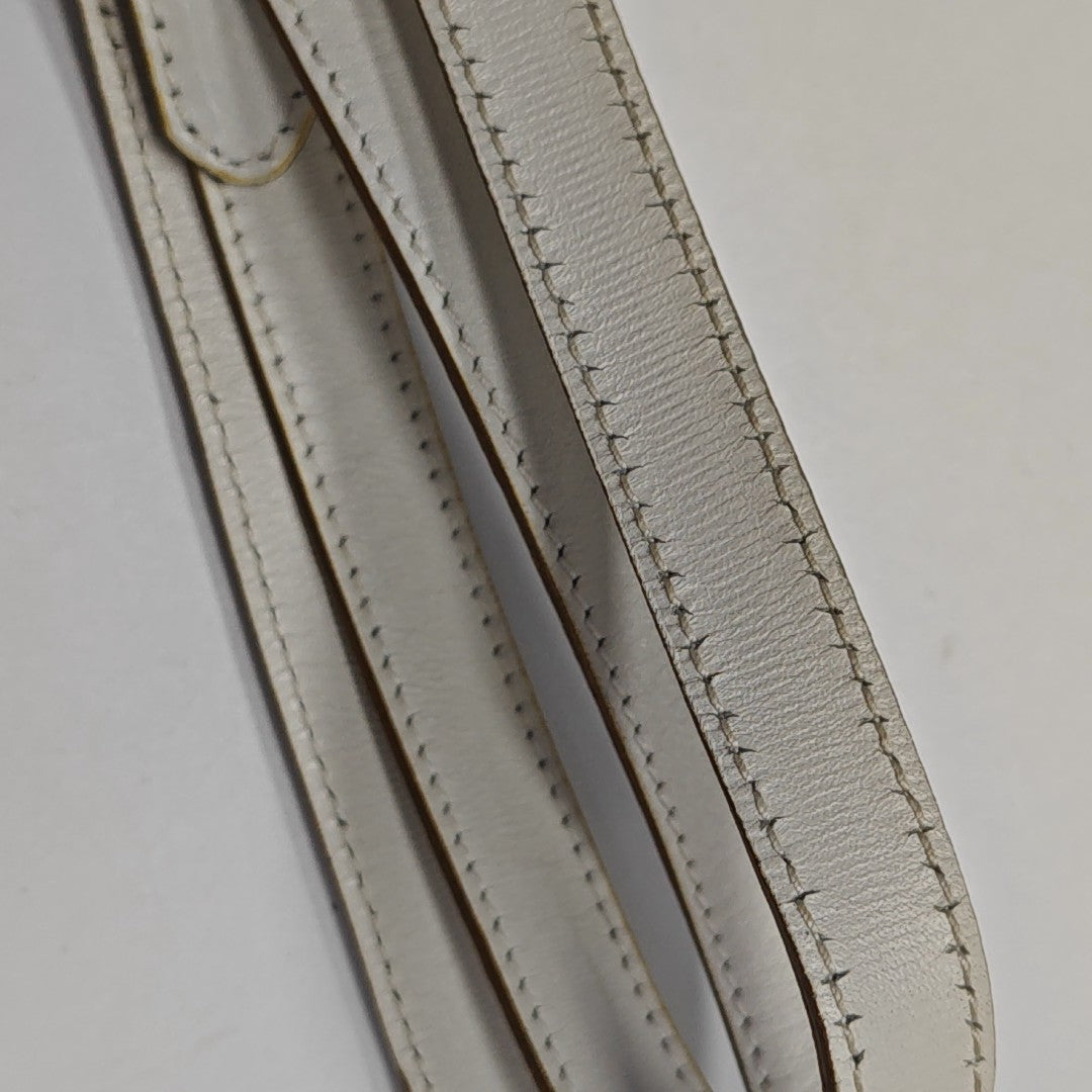 Calfskin Shoulder Bag White