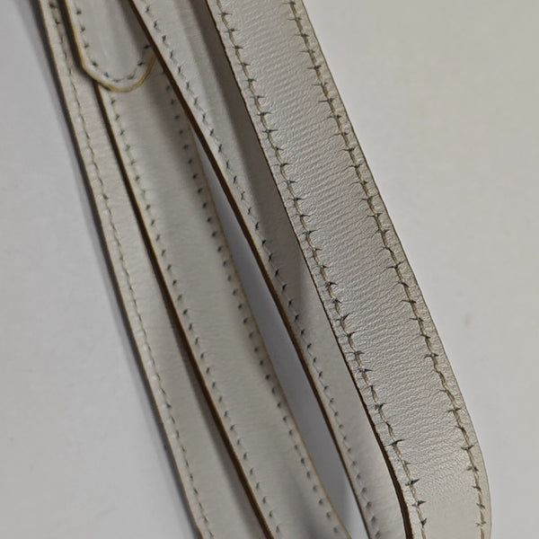 Calfskin Shoulder Bag White