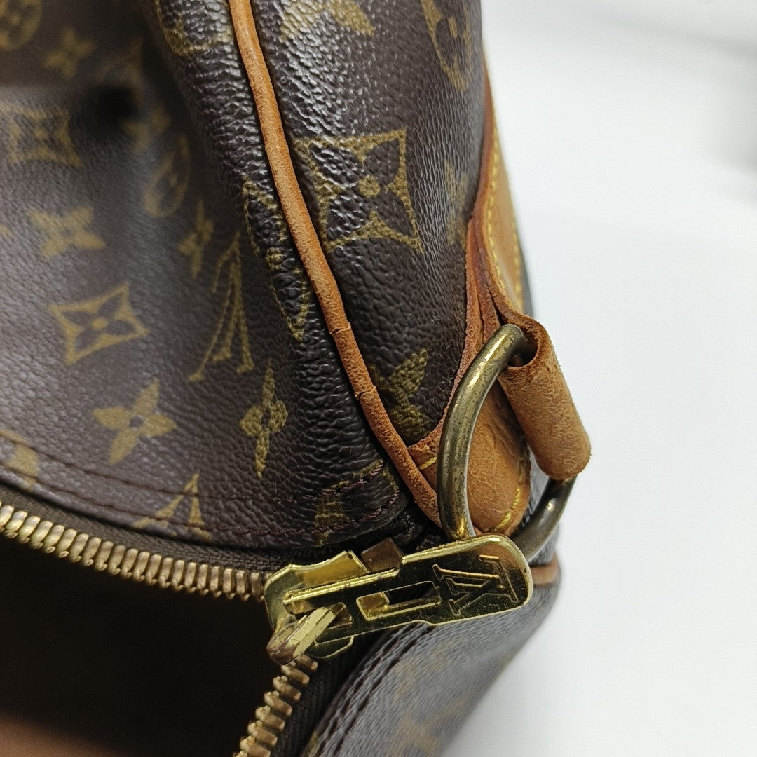 SAC SOUPLE 55 Monogram Coated Canvas Brown
