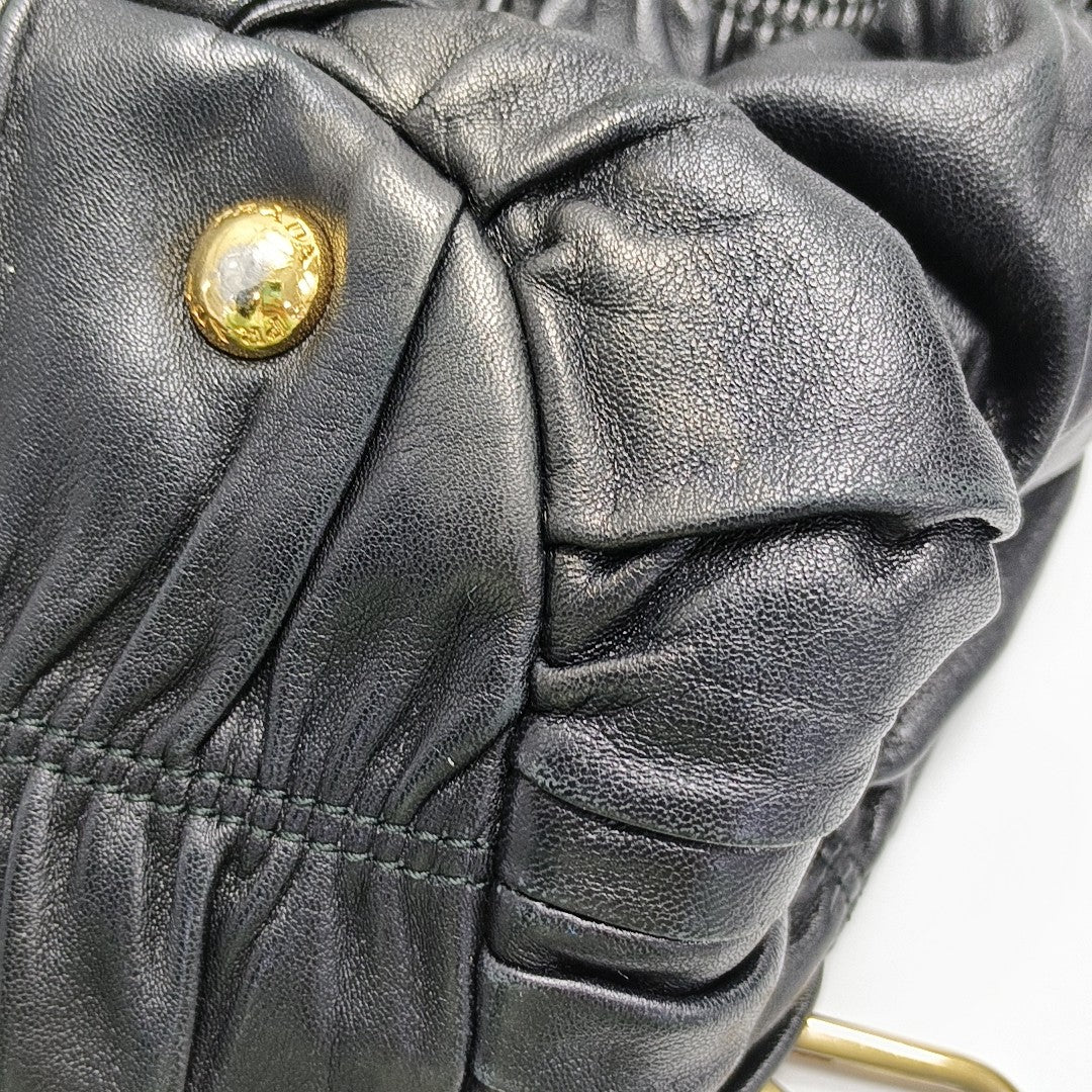 Gaufre Calfskin Black