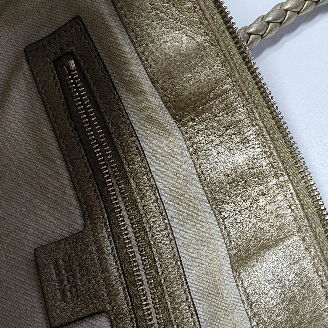 Monogram Canvas Tote Bag Beige