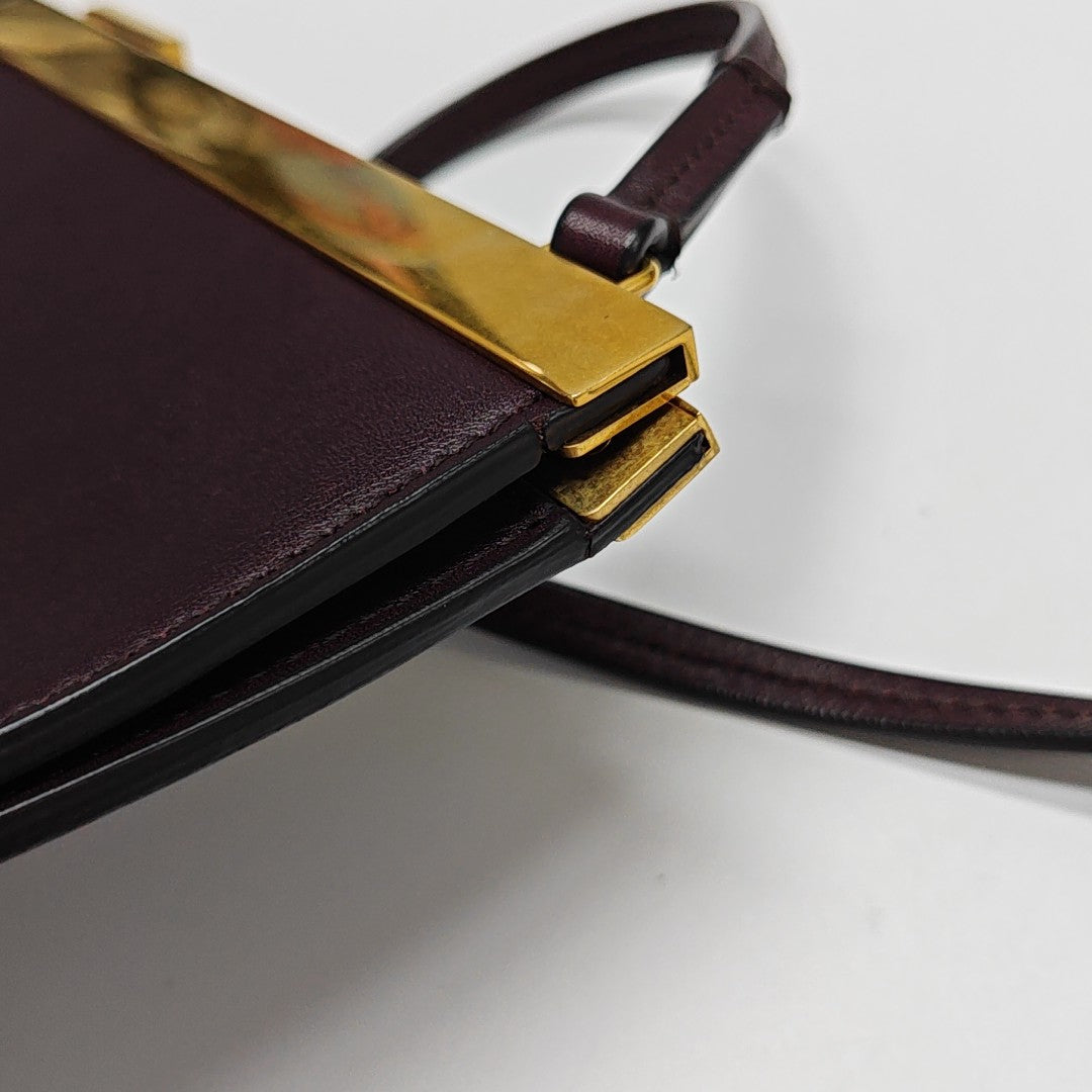 CLASP Mini Calfskin Red