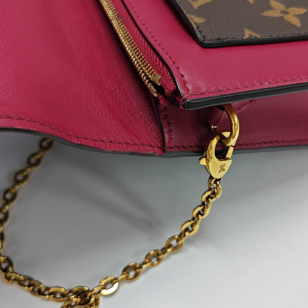 FLORE Monogram Coated Canvas Brown