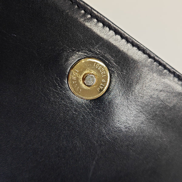 Calfskin Shoulder Bag Blue