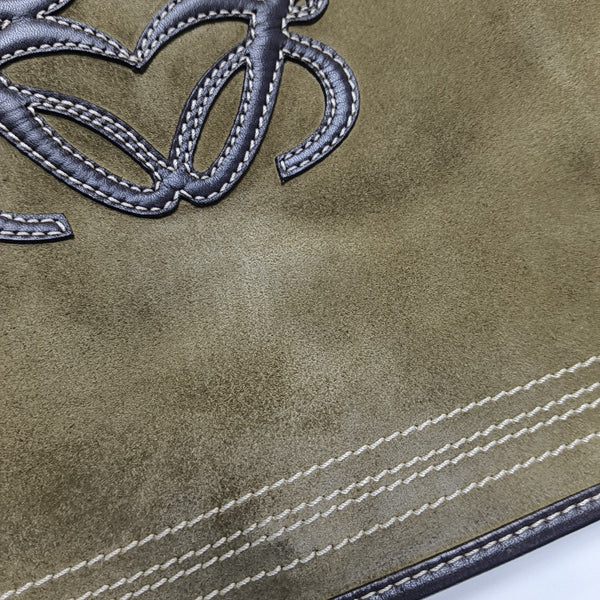 Suede Shoulder Bag Green