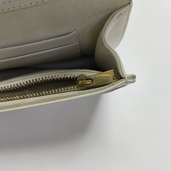 Diorama Cannage Lambskin White