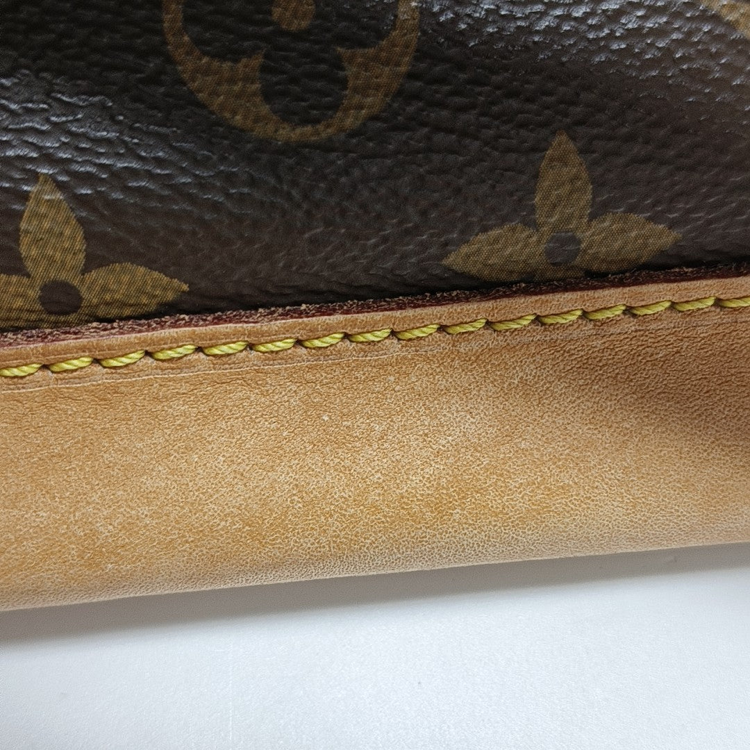 NOÉ BB Monogram Coated Canvas Brown