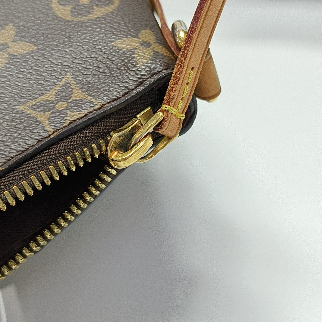 TURENNE PM Monogram Coated Canvas Brown