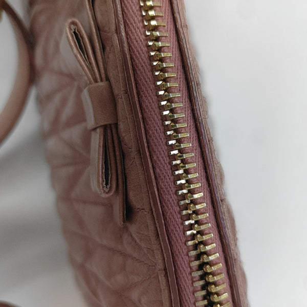 Calfskin Shoulder Bag Pink