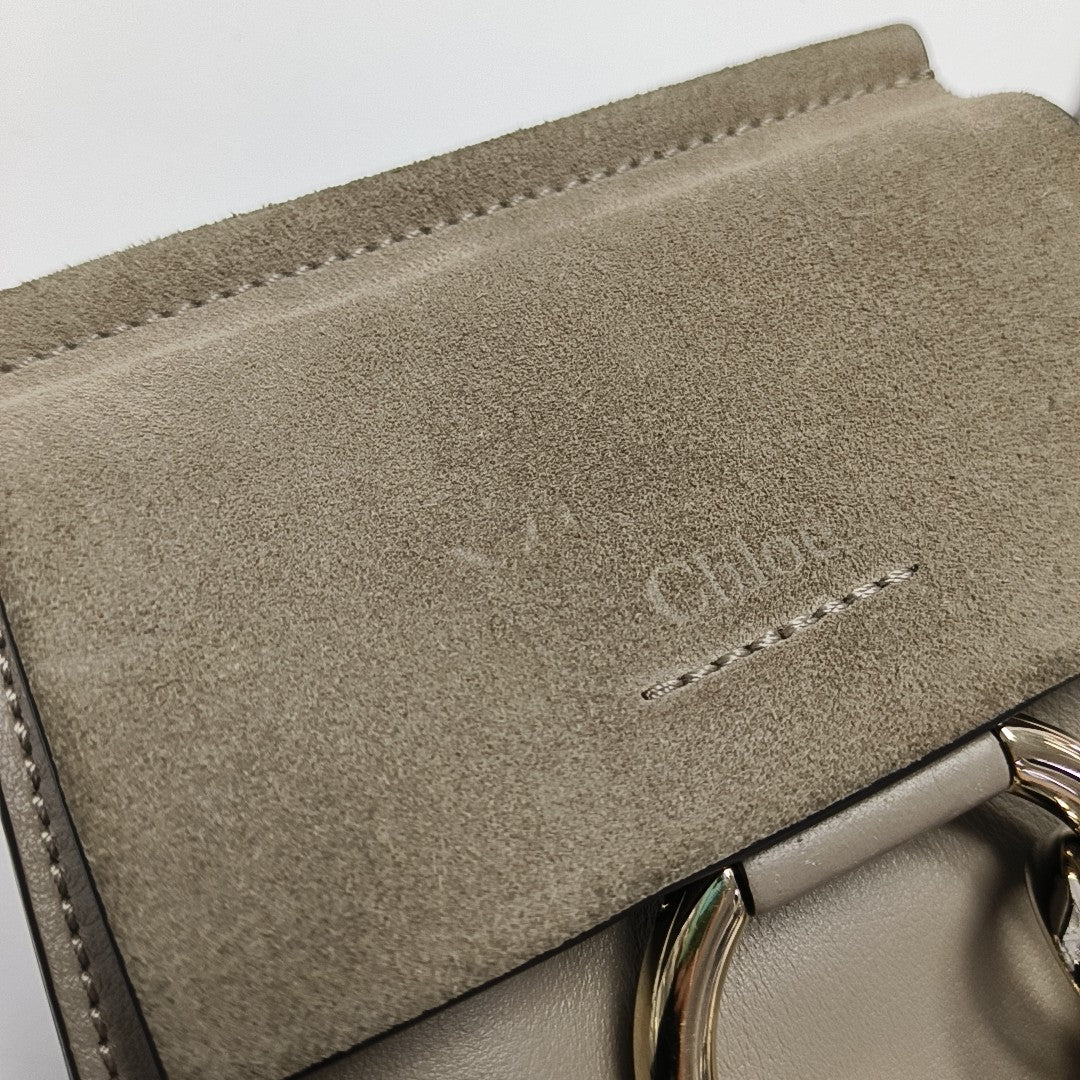 Faye Small Calfskin Gray